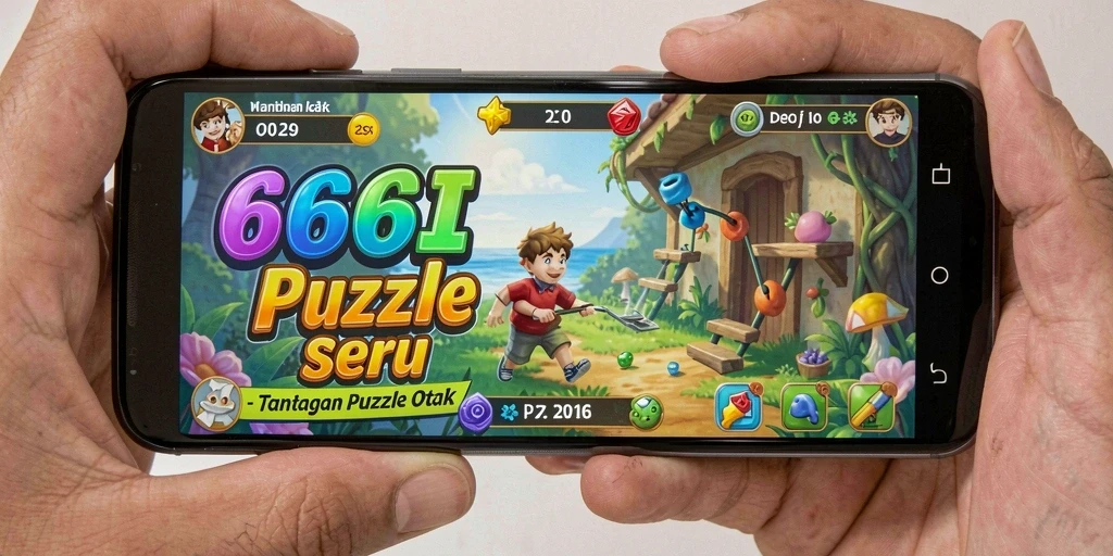 Screenshot gameplay 666I yang menampilkan aksi puzzle seru.