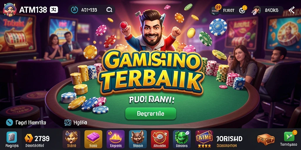 Screenshot gameplay ATM138 yang menampilkan aksi Kasino yang mendebarkan.