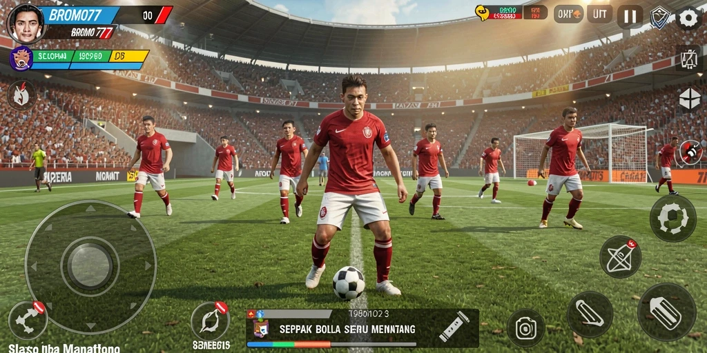 Tampilan gameplay BROMO77 yang mendebarkan dan penuh aksi.