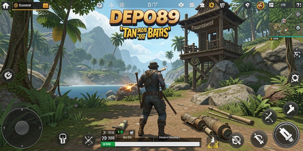 Screenshot DEPO89 menunjukkan pengalaman gameplay Open World yang mendalam.