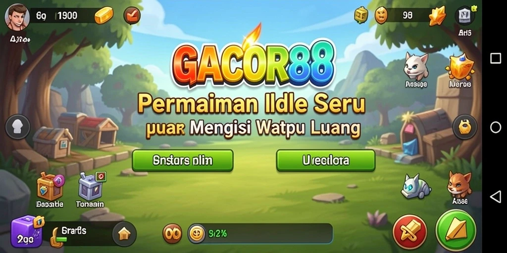 Tampilan gameplay <strong>GACOR88</strong> yang menakjubkan dengan karakter yang aktif.
