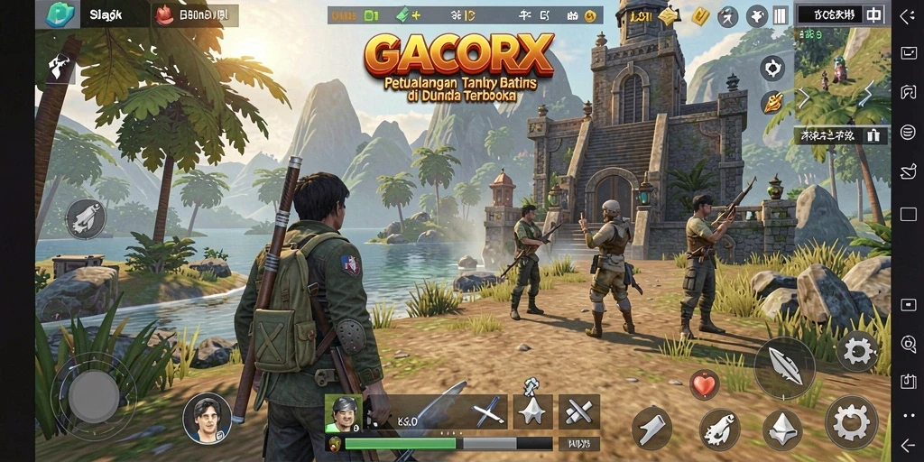Gameplay GACORX yang mengesankan di dunia terbuka yang luas.