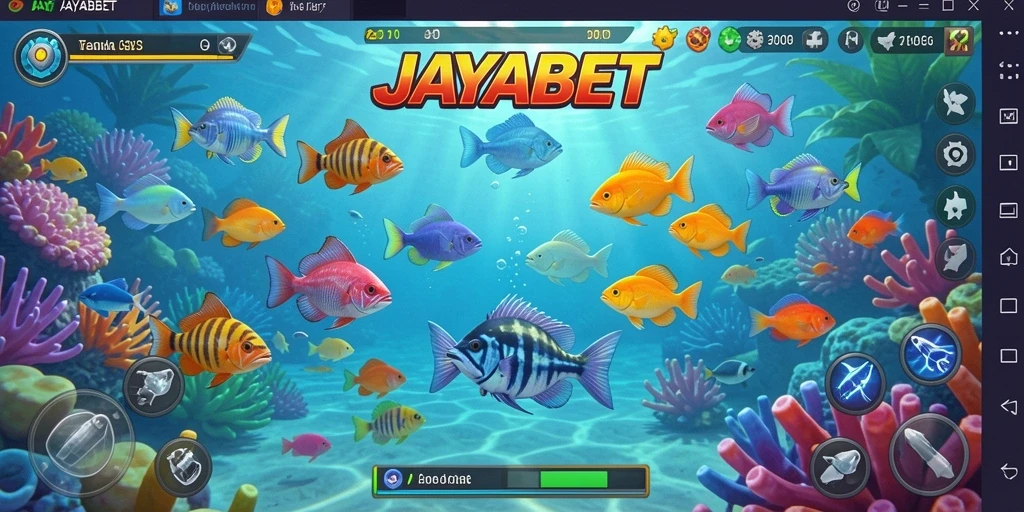 Tampilan gameplay menembak ikan yang seru di JAYABET.