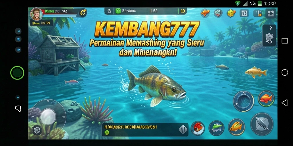 Gameplay seru KEMBANG777 dengan pengalaman memancing yang menegangkan.