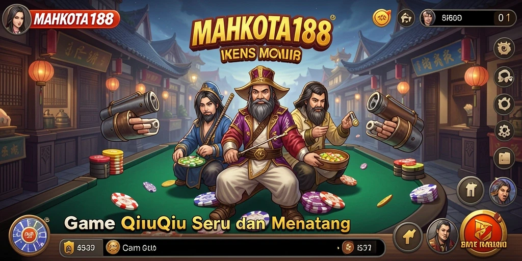 Tampilan gameplay QiuQiu yang menarik dan interaktif.