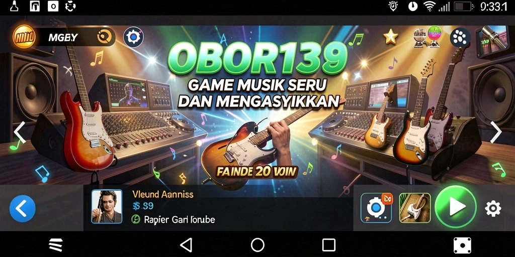 Tangkapan layar OBOR138 menampilkan gameplay seru dengan lagu-lagu yang beragam.
