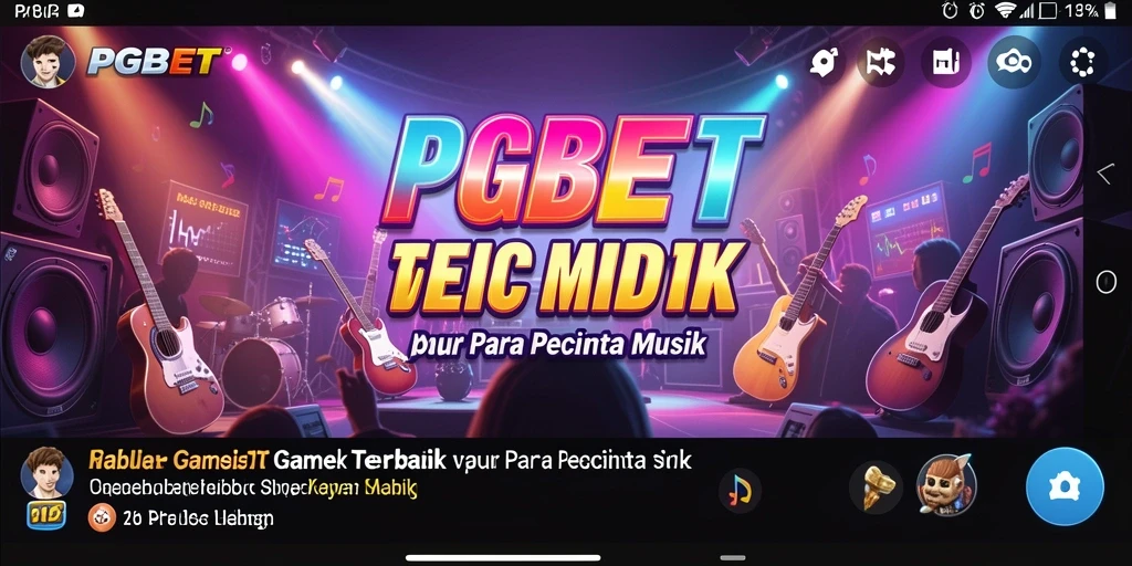 Tampilan PGBET menunjukkan interaksi seru dalam bermain musik.