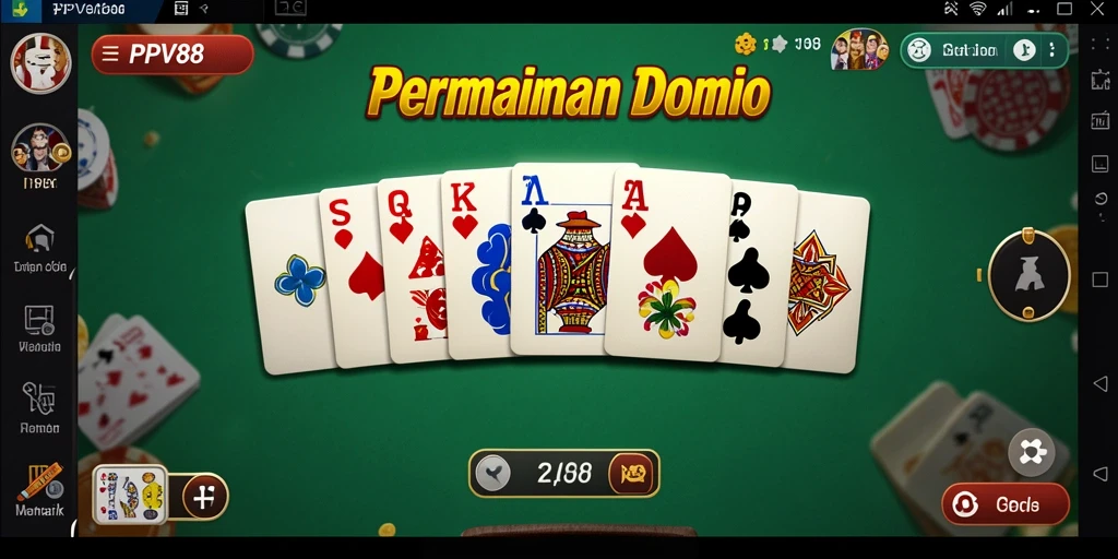 Tampilan gameplay seru dalam PPV88 dengan berbagai variasi Domino.
