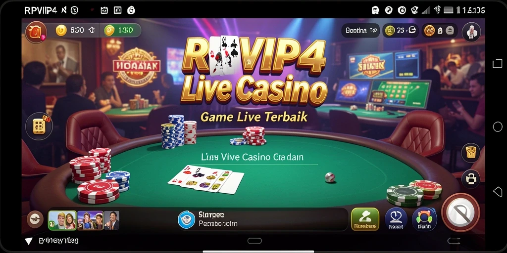 Tampilan gameplay Live Casino yang menarik dan interaktif.
