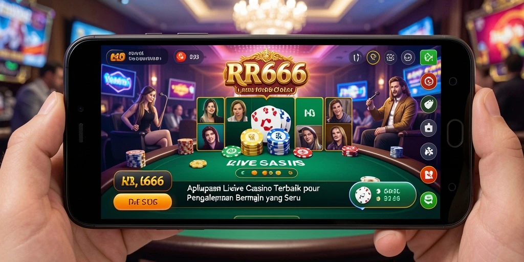 Tampilan gameplay langsung dengan dealer di RR666.