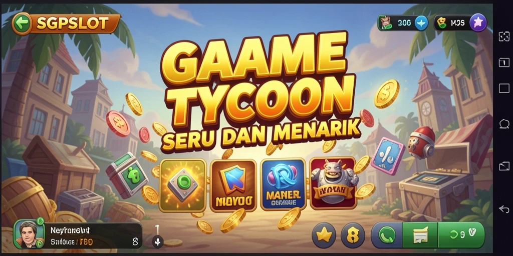 Tampilan gameplay Tycoon yang menarik dan seru di SGPSLOT.